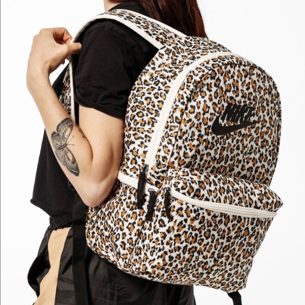NIKE Sportswear leopard backpack